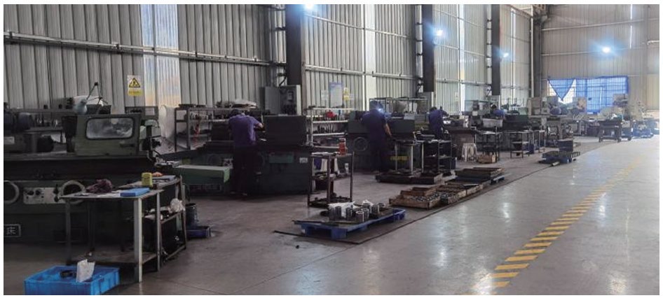 Partner mill grinding shop floor