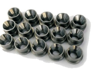 Carbide valve seat inserts
